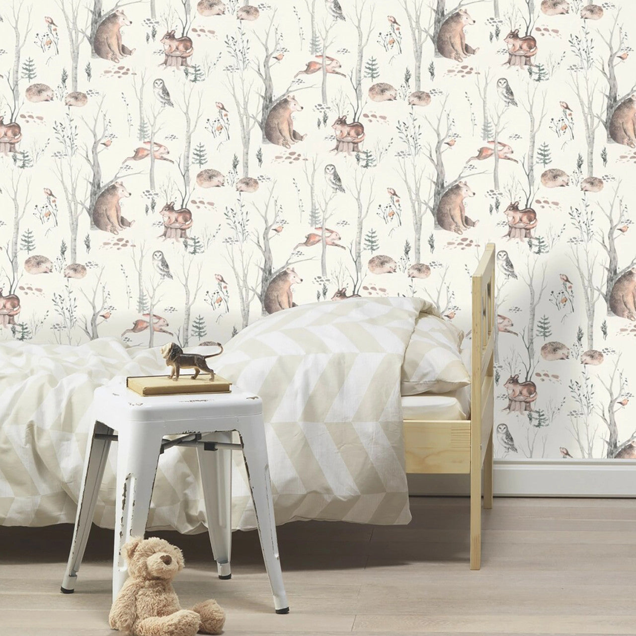 300048 Kids World Woodland Walk Wallpaper by Rasch