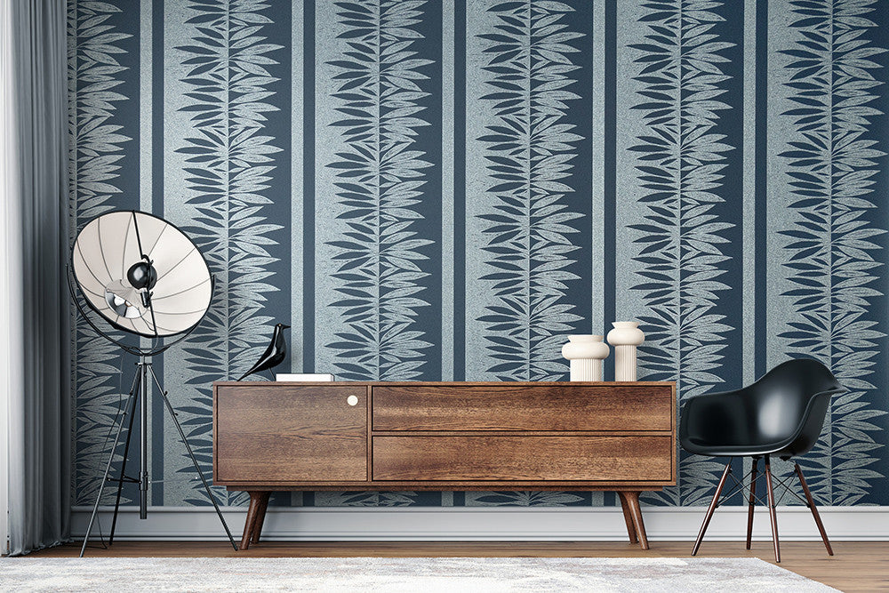 30018 Night Blue Passion Night Blue Slow Living Wallpaper By Hohenberger