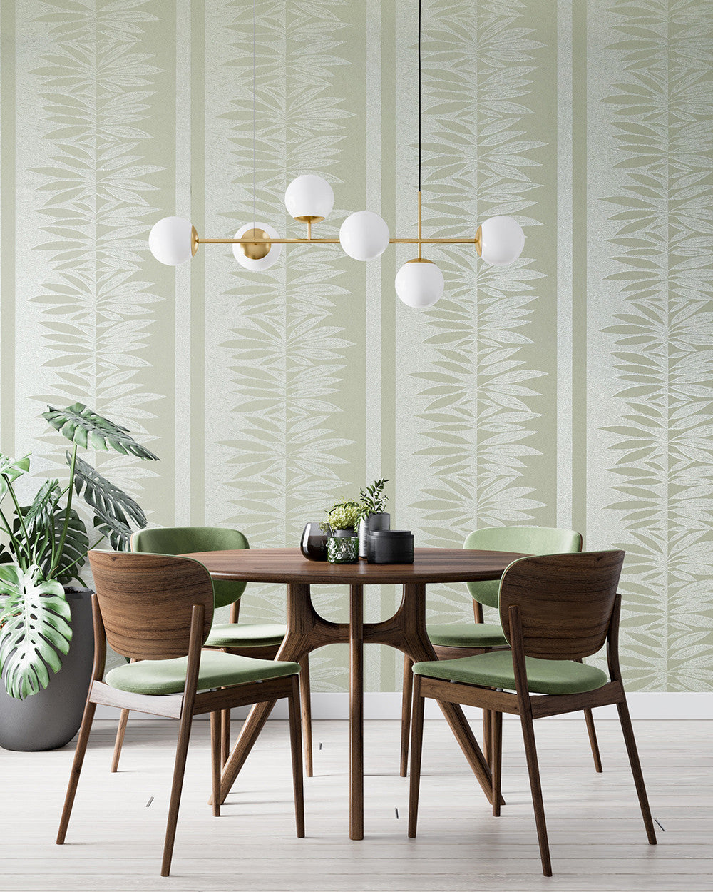 30019 Wasabi Green Passion Wasabi Green Slow Living Wallpaper By Hohenberger