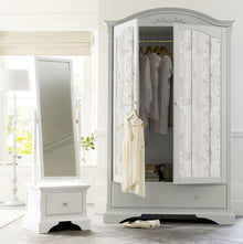 300205 ArtiStick White Washed Wood Wallpaper By Arthouse