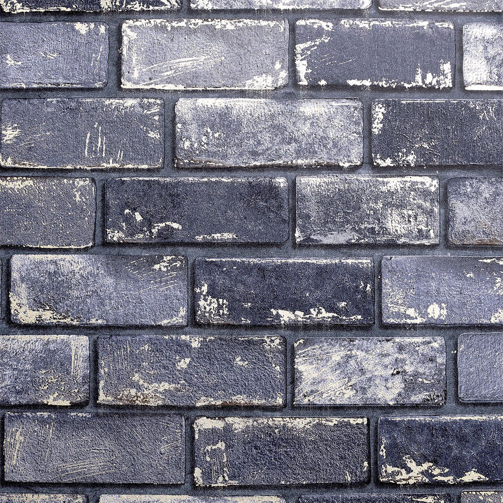 300207 ArtiStick Metallic Brick Wallpaper By Arthouse