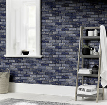 300207 ArtiStick Metallic Brick Wallpaper By Arthouse
