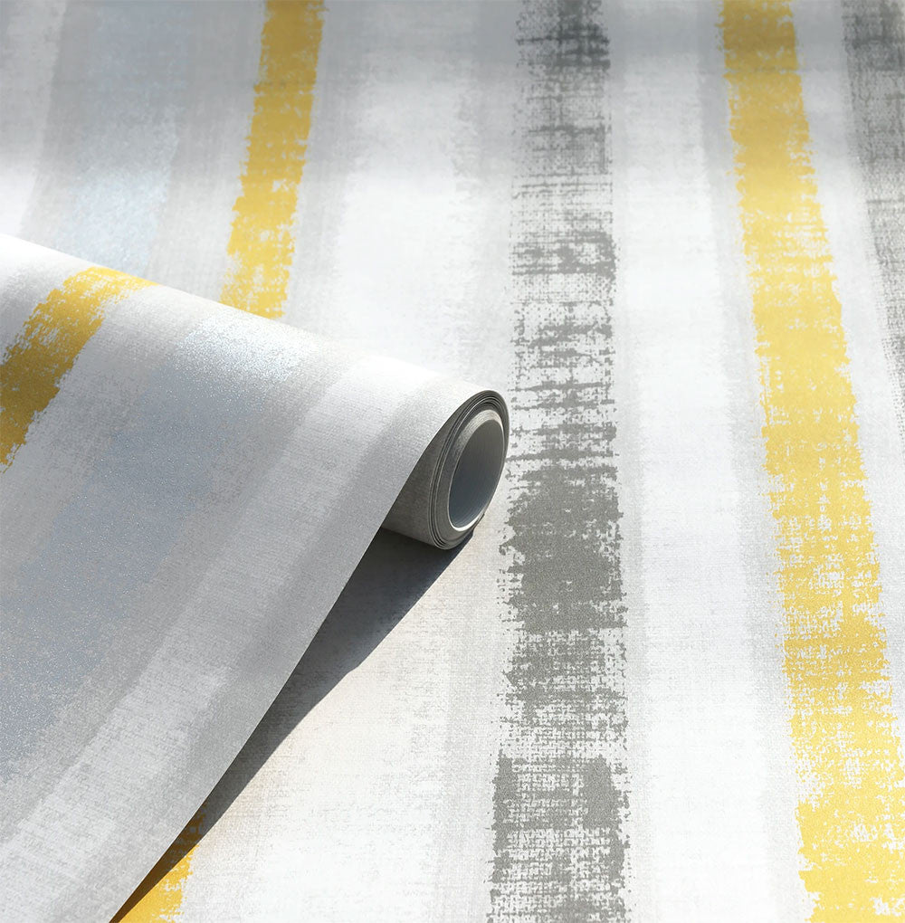 300214 ArtiStick Painted Stripe Wallpaper By Arthouse