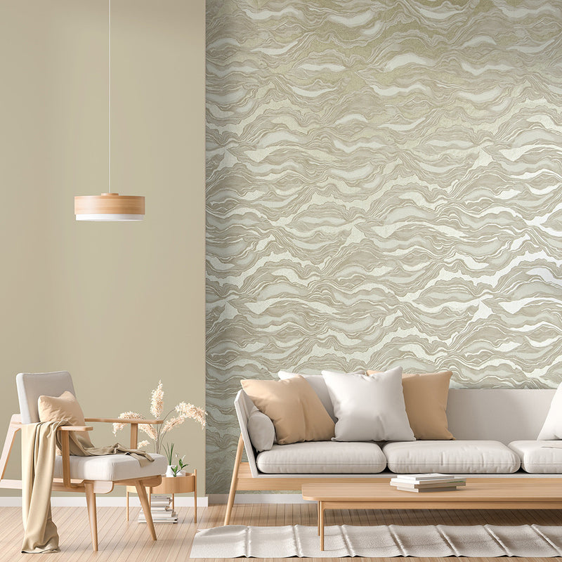 30026 Sand Gold Reflection Sand Gold Slow Living Wallpaper By Hohenberger