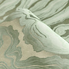 30027 Wasabi Green Reflection Wasabi Green Slow Living Wallpaper By Hohenberger