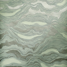 30027 Wasabi Green Reflection Wasabi Green Slow Living Wallpaper By Hohenberger
