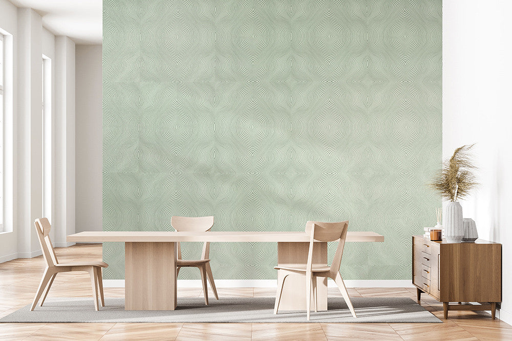 30029 Wasabi Green Passion Orche Gold Slow Living Wallpaper By Hohenberger