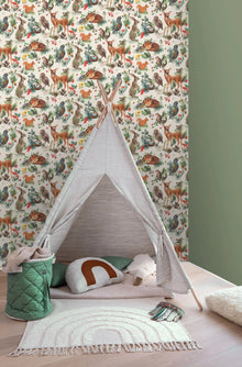 300321 Kids World Forest Walk Wallpaper by Rasch