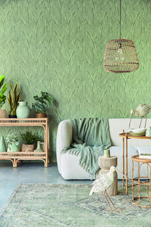 300803 Coral Green Wallpaper by Eijffinger