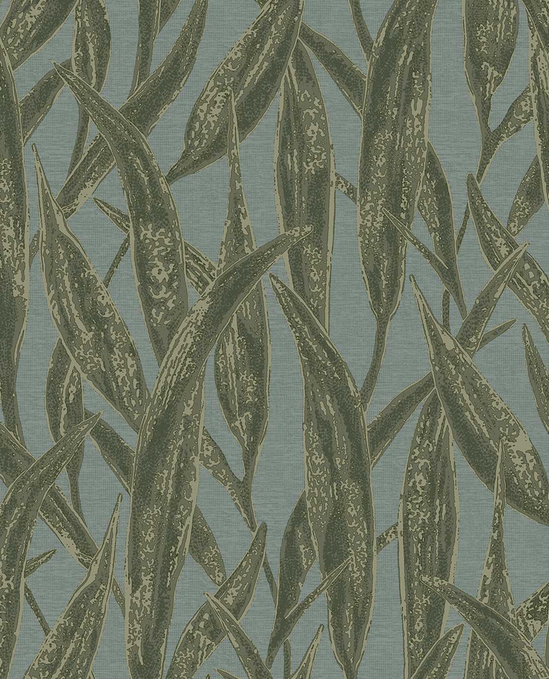 300804 Coral Blue Wallpaper by Eijffinger