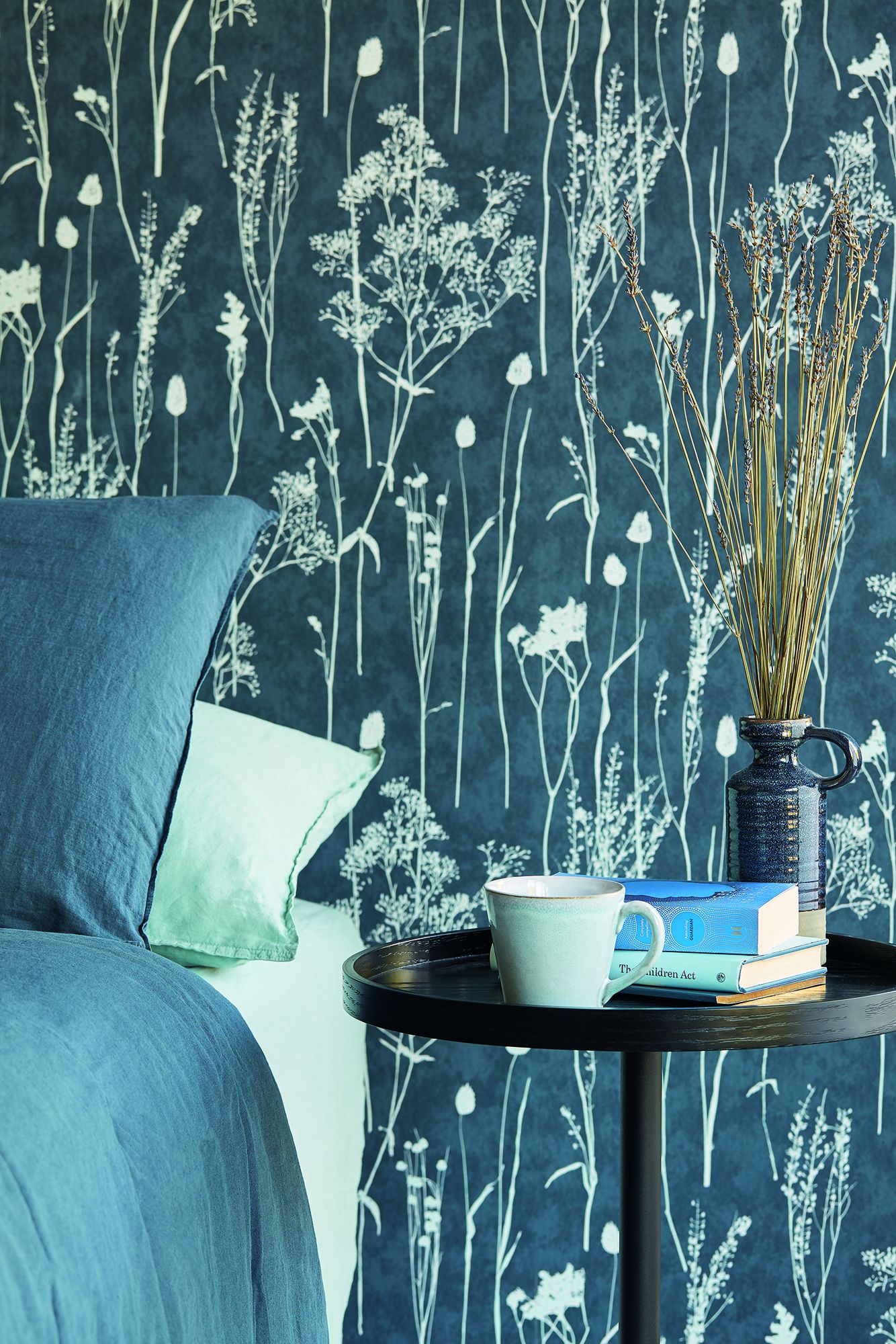 300814 Seagrass Blue Wallpaper by Eijffinger