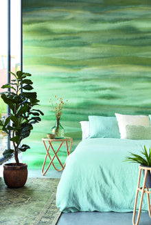 300907 Aqua Twigs Pink Mural by Eijffinger