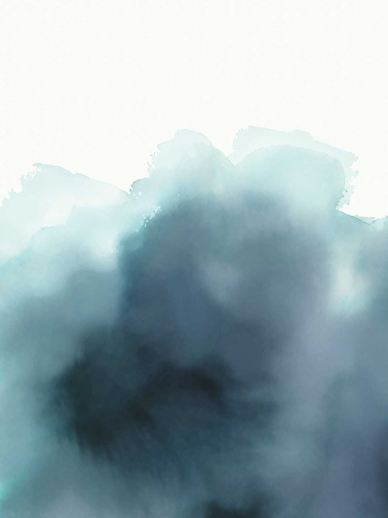 300913 Aqua Twigs Blue Mural by Eijffinger