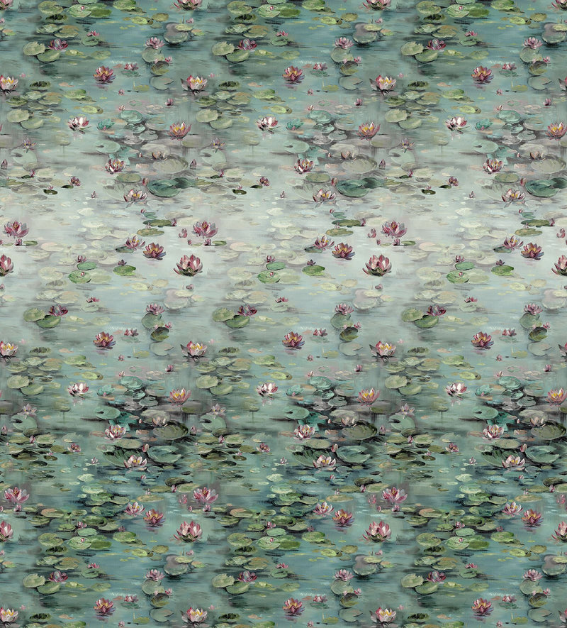 30100 Bombay Design 001 Blue and Green Mural by Galerie