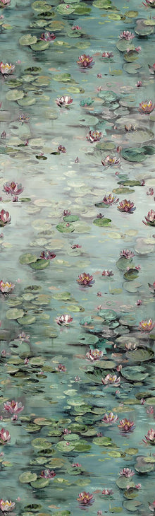 30100 Bombay Design 001 Blue and Green Mural by Galerie