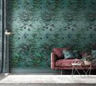 30101 Bombay Design 001 Green and Blue Mural by Galerie
