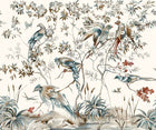 30191 Bombay Design 006 Beige and Blue Mural by Galerie