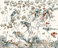 30191 Bombay Design 006 Beige and Blue Mural by Galerie