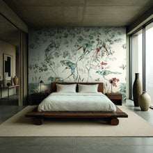 30191 Bombay Design 006 Beige and Blue Mural by Galerie