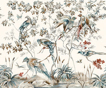 30191 Bombay Design 006 Beige and Blue Mural by Galerie
