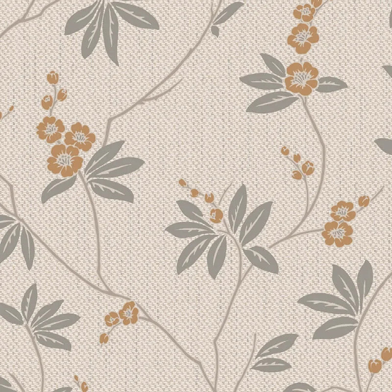 3021 Amelie Blossom Floral Yellow Wallpaper by Belgravia
