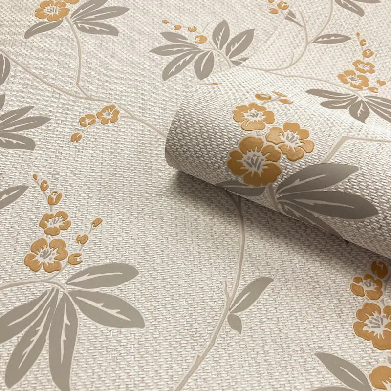 3021 Amelie Blossom Floral Yellow Wallpaper by Belgravia