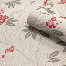 3022 Amelie Blossom Floral Red Wallpaper by Belgravia