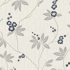3023 Amelie Blossom Floral Navy Wallpaper by Belgravia