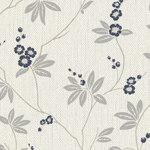 3023 Amelie Blossom Floral Navy Wallpaper by Belgravia
