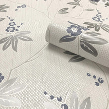 3023 Amelie Blossom Floral Navy Wallpaper by Belgravia
