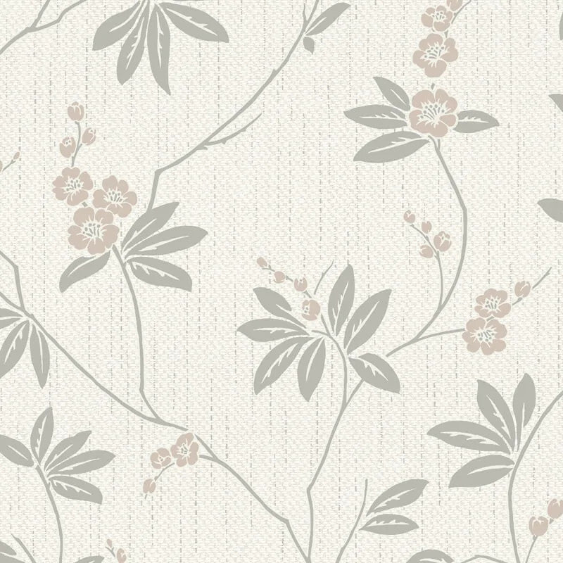 3024 Amelie Blossom Floral Beige Wallpaper by Belgravia