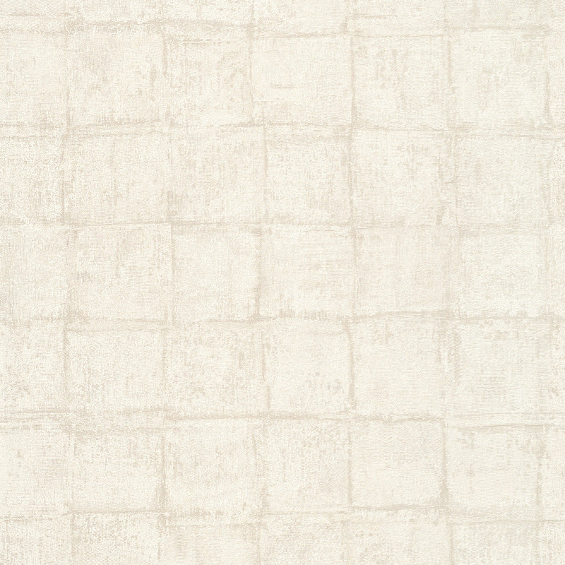 30416 Eden Tile Greige Wallpaper By Galerie