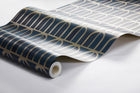 3050 Venice Dark Blue Graphics Wallpaper by Boråstapeter