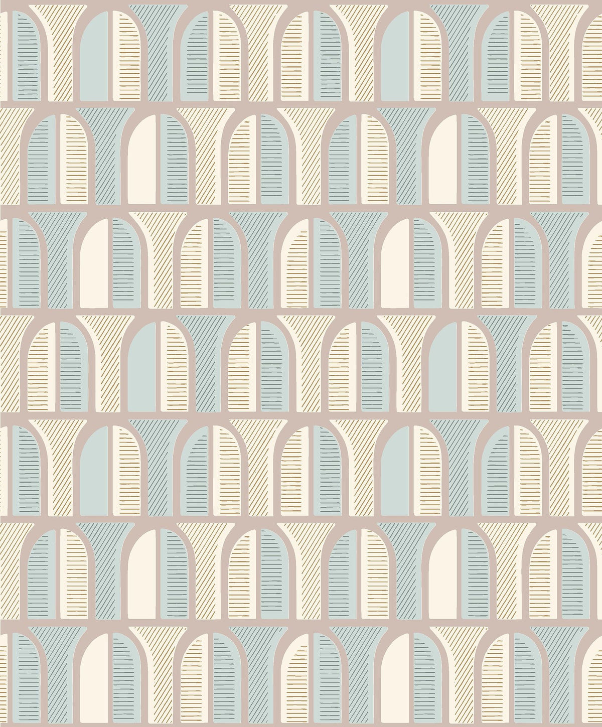Venice Multicoloured Graphics Wallpaper by Boråstapeter