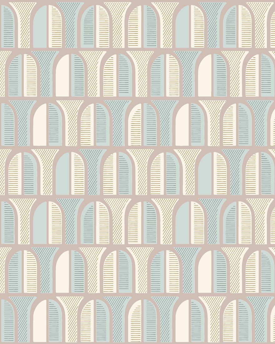 3051 Venice Multicoloured Graphics Wallpaper by Boråstapeter