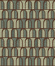 Venice Dark Green Graphics Wallpaper by Boråstapeter