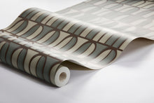 3052 Venice Dark Green Graphics Wallpaper by Boråstapeter