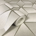 310603 Luxor Taupe Geo Wallpaper by Rasch