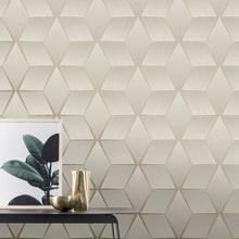 310603 Luxor Taupe Geo Wallpaper by Rasch