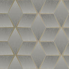 310610 Luxor Grey Geo Wallpaper by Rasch