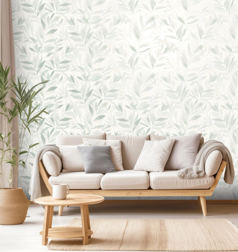311631 Fiji Leaf Sage Elegant Homes Wallpaper by Rasch