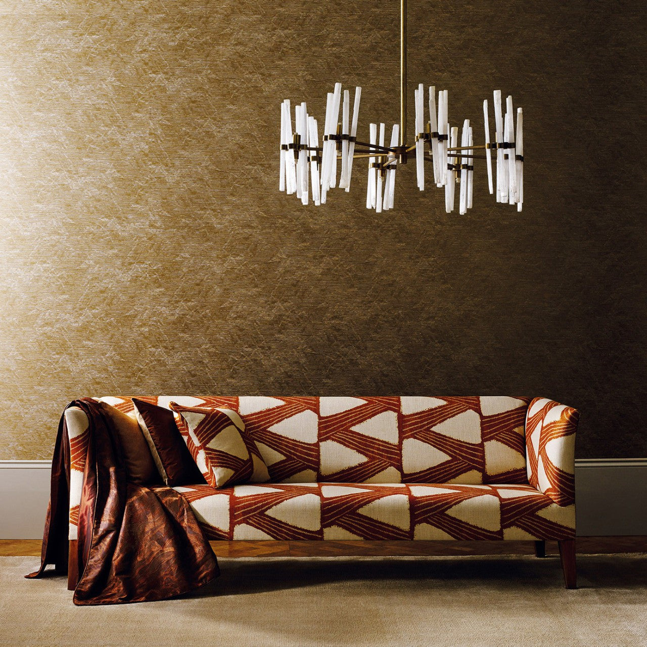 ZAKA312501 Akaishi Kensington Walk Wallpaper by Zoffany