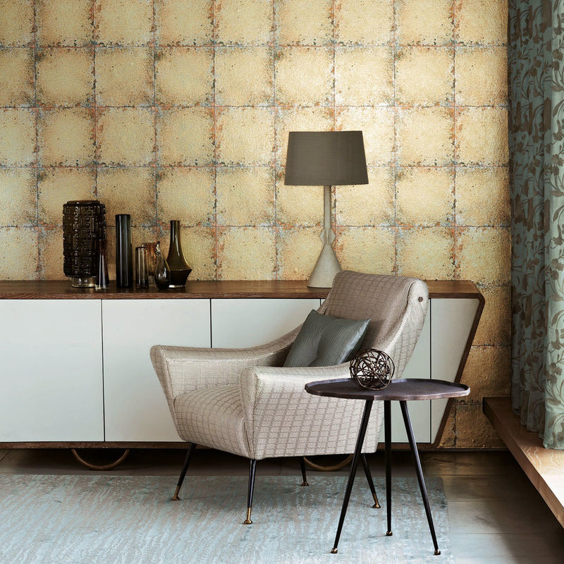 312830 Lustre Tile The Muse Wallpaper by Zoffany