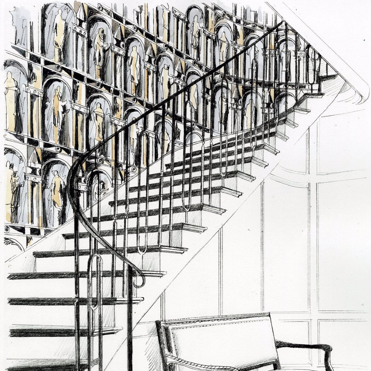 312967 Montacute Palladio Wallpaper by Zoffany