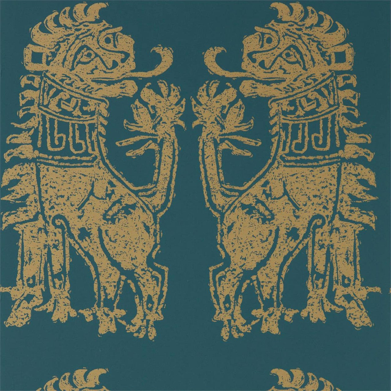 312977 Sicilian Lion Palladio Wallpaper by Zoffany