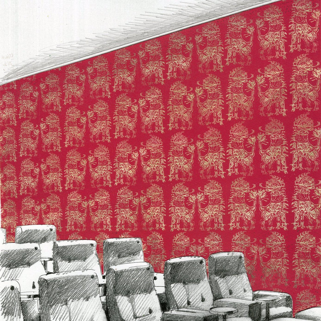 312977 Sicilian Lion Palladio Wallpaper by Zoffany