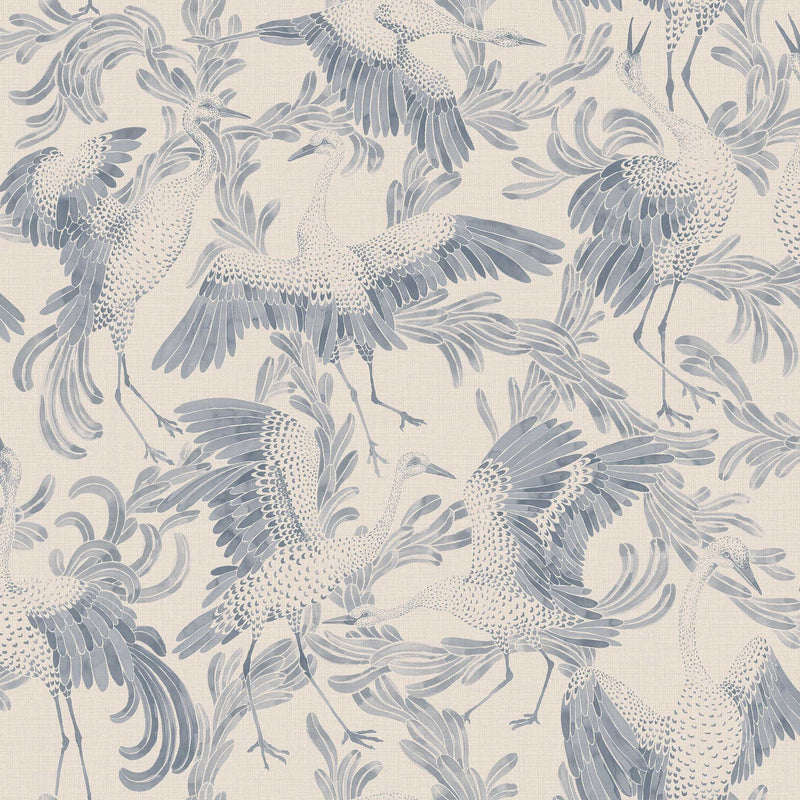 3129 Dancing Crane Icons Wallpaper by Boråstapeter