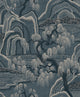 Indigo Garden Blue Icons Wallpaper by Boråstapeter