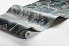 3133 Indigo Garden Blue Icons Wallpaper by Boråstapeter