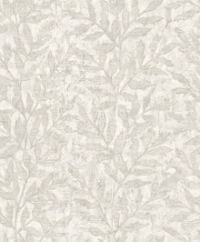 315004 Richmond Leaf Off White Wallpaper by Rasch